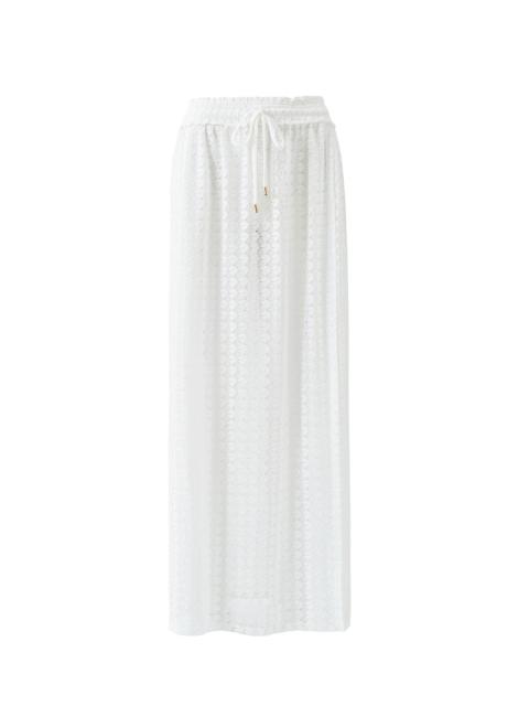MELISSA ODABASH MENDI WHITE SKIRT