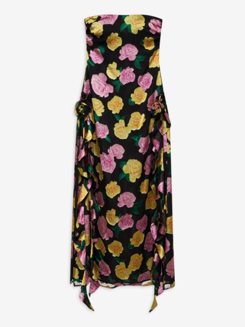 For Love & Lemons Madison Strapless Maxi Dress