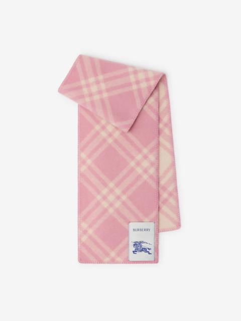 Burberry Check Wool Scarf
