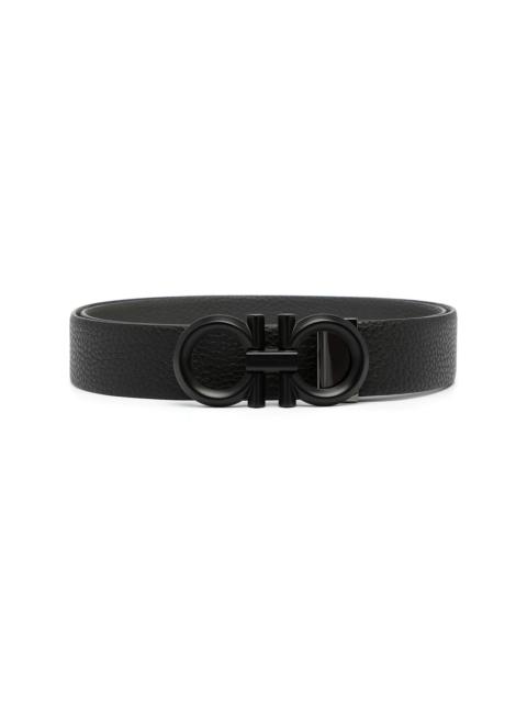 FERRAGAMO reversible and adjustable Gancini belt