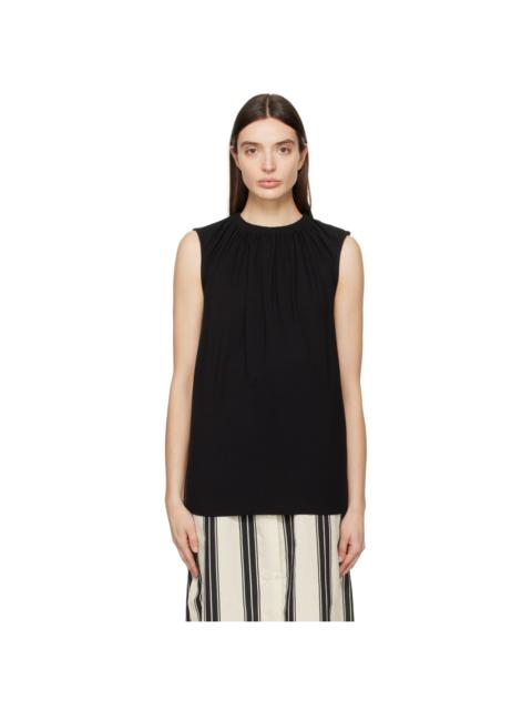 Totême Black Crewneck Tank Top