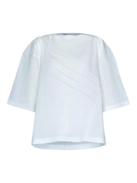 Pleats T Basic Woven Top