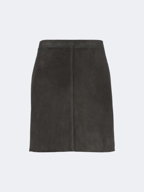 STOULS Lucie suede miniskirt