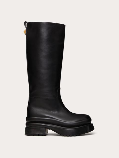 Valentino ROMAN STUD CALFSKIN BOOT 50MM