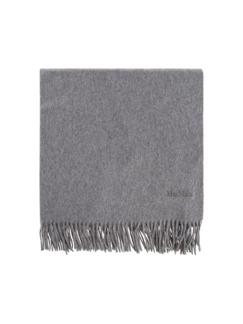 Max Mara fringed cashmere scarf