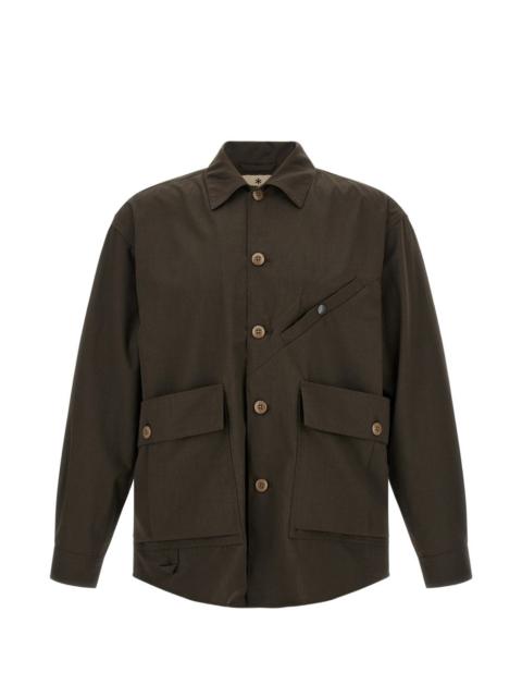 snow peak Takibi pocket-detail shirt jacket