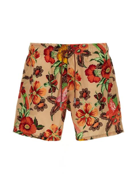 Etro Floral print swim shorts