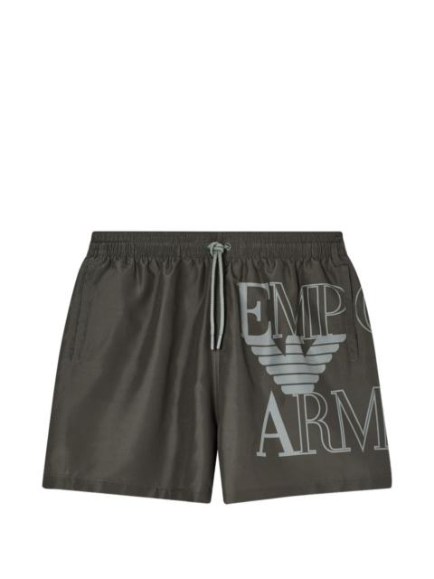 EMPORIO ARMANI logo boxer beachwear
