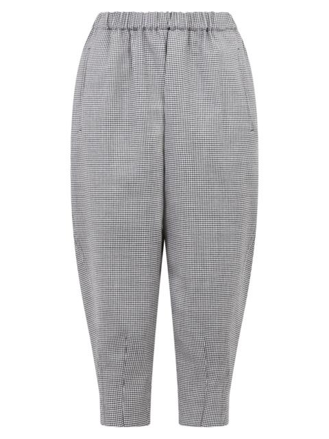 Comme Des Garçons TAPERED CUFF PANTS | HOUNDSTOOTH PRINT