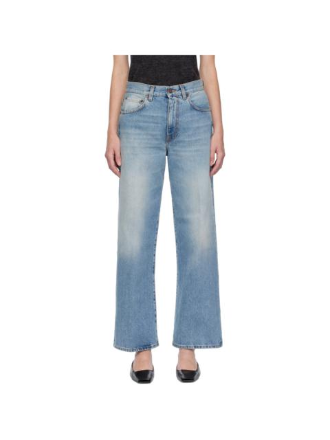 6397 Blue Wide Jeans