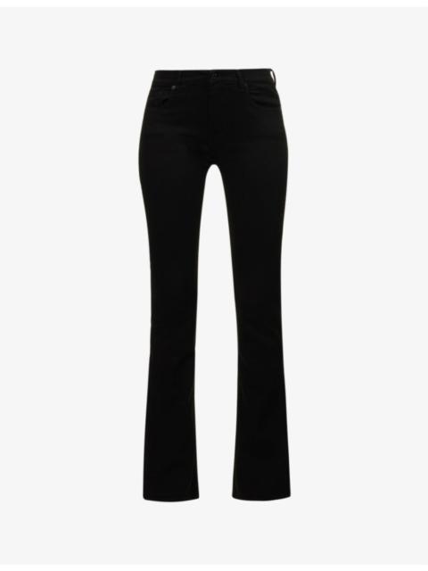 7 For All Mankind Blair bootcut-leg mid-rise stretch-denim jeans