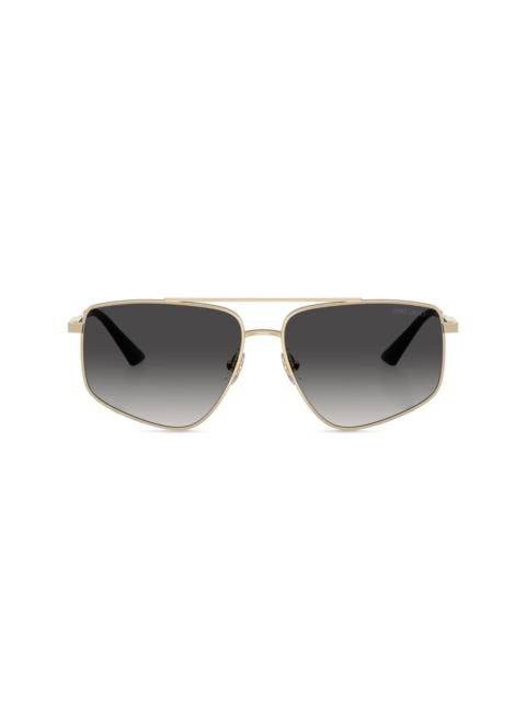 JIMMY CHOO geometric-frame sunglasses