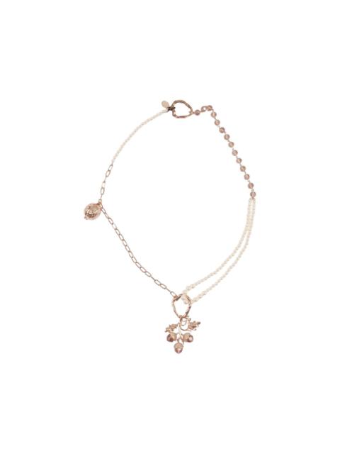 WEEKEND Max Mara bead charm metal necklace