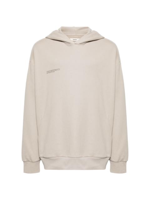 PANGAIA logo-print organic-cotton hoodie