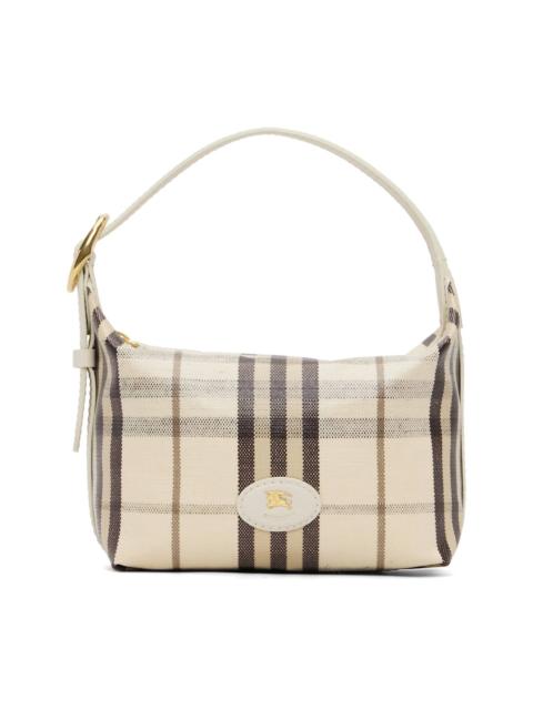 Burberry Off-White Mini Highlands Duffle Bag