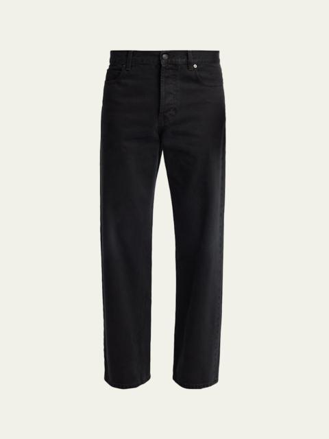 The Row Men's Rossen Straight-Leg Black Denim Jeans