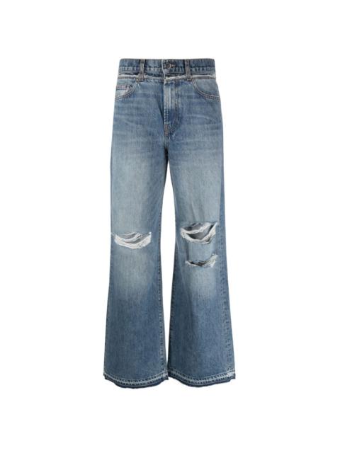 AMIRI wide-leg cotton jeans