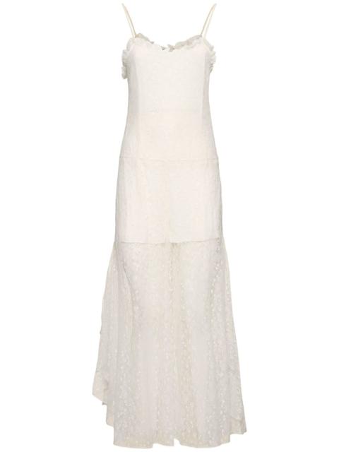 Chloé Floral lace embroidered midi dress