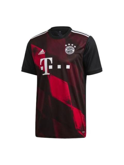 adidas adidas Soccer/Football Sports Jersey Short Sleeve Bayern Munich Away Fan Edition Couple Style Black 