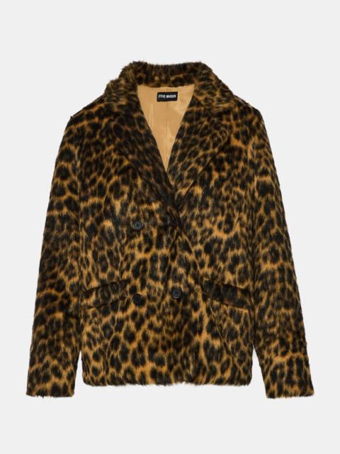 STEVE MADDEN MADLEY JACKET CHEETAH PRINT