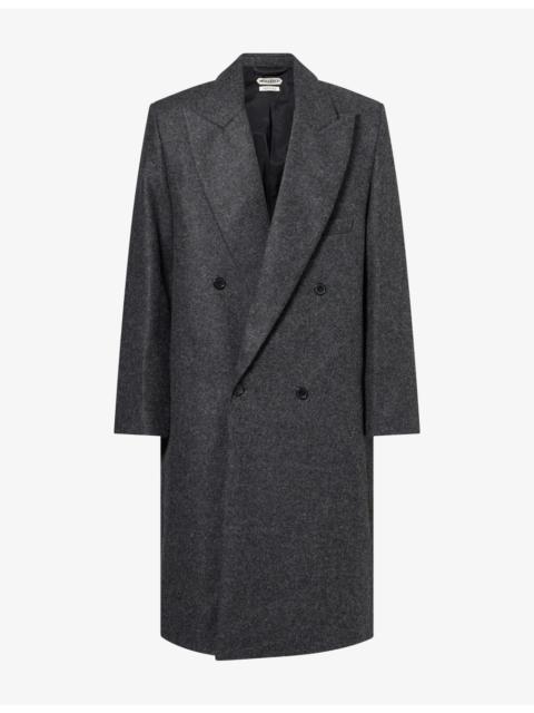 JW Anderson Peak-Lapel Double-Breasted Wool Coat