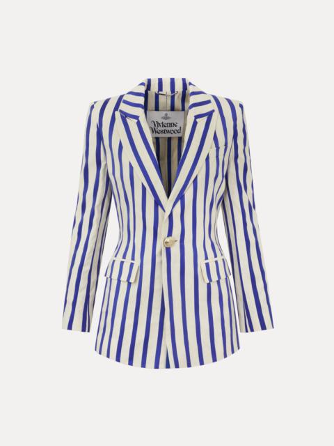 ◆Vivienne Westwood◆SINGLE BREASTED LELIO ジャケット Vivienne Westwood Lelio Striped Single-breasted Blazer In