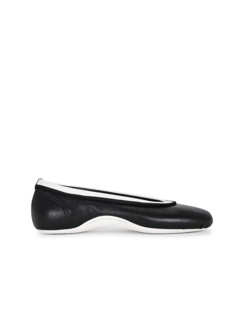 Dries Van Noten Foot Shaped Rubber Sole Ballerina Flat