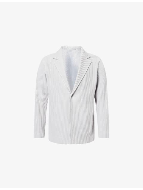 ISSEY MIYAKE Basics Notch-Lapel Slim-Fit Knitted Blazer