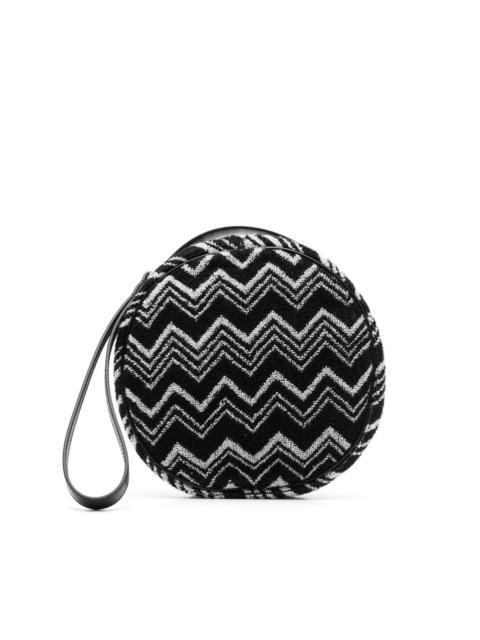 Missoni striped zip-up wash bag
