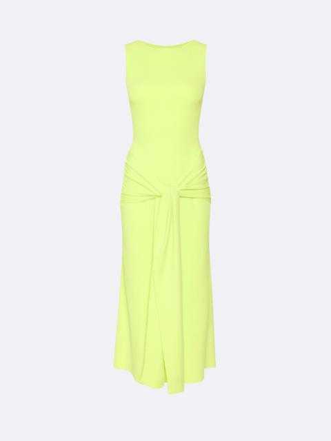 LAPOINTE Matte Viscose Waist Tie Dress