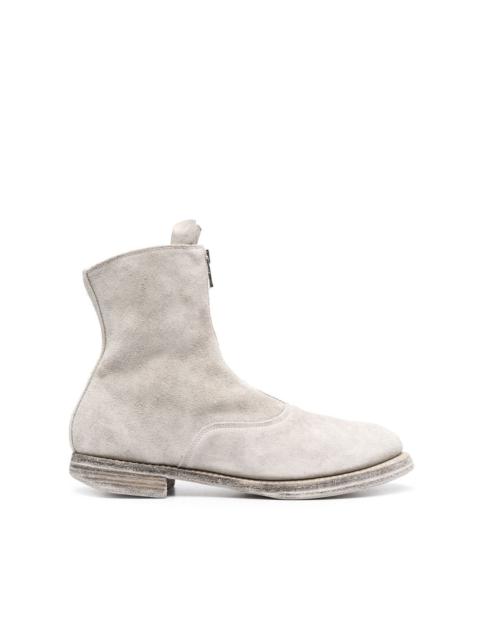 Guidi front-zip ankle boots