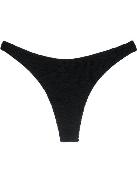 bond-eye Bound seersucker bikini bottoms