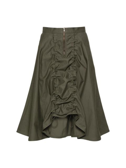 Vans logo-patch mini skirt