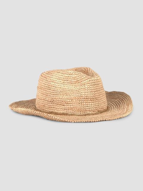 EUGENIA KIM Women's Winona Raffia Cowboy Hat - Camel