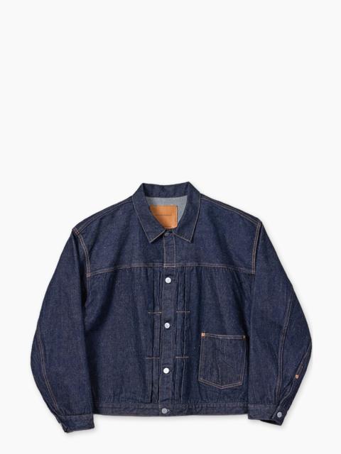 KAPTAIN SUNSHINE KAPTAIN SUNSHINE DENIM TRACKER 1P JACKET ONE WASH INDIGO