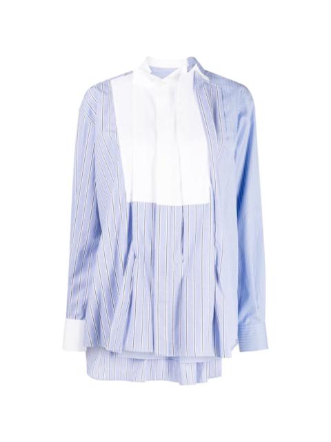 sacai striped cotton shirt