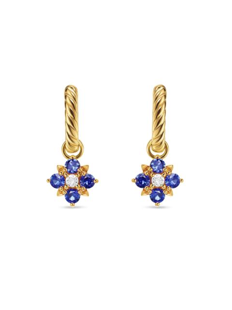 DAVID YURMAN Women's Petite Modern Renaissance Color Drop Earrings in 18K Yellow Gold - Sapphire