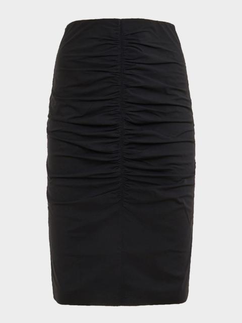 Wolford Pure Ruched Knee-Length Skirt
