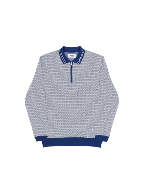PALACE Palace Macro P Heavy Zip Top Blue/White