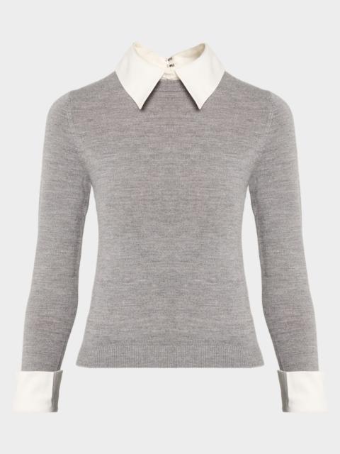 Alice + Olivia Porla Collared Sweater