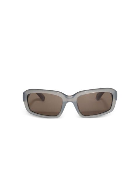 JACQUEMUS x Linda Farrow Marino rectangle-frame sunglasses