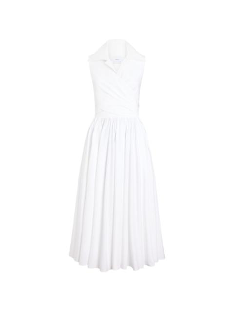 PATOU draped midi dress