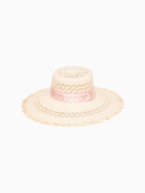 LoveShackFancy Linara Straw Sun Hat