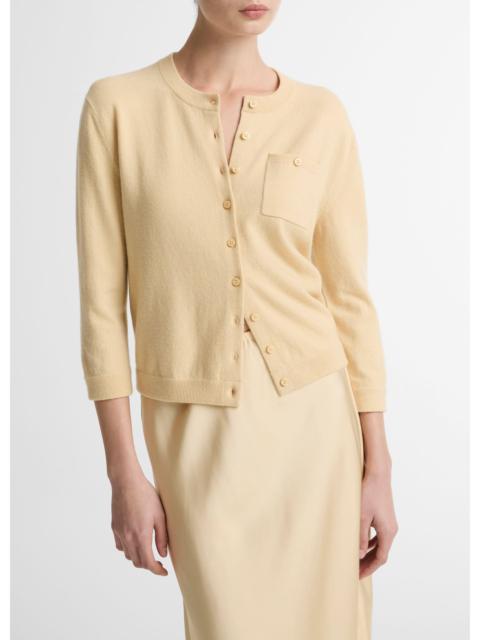 Vince Wool & Cashmere-Blend Pocket Cardigan