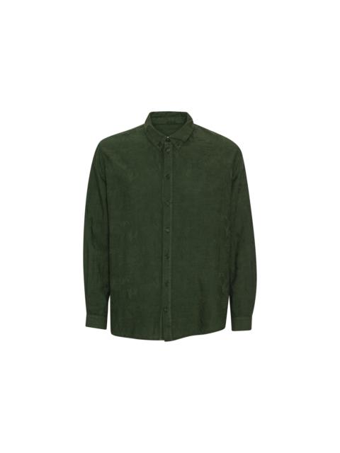 HENRIK VIBSKOV BLOCK SHIRT - BOTTLE GREEN
