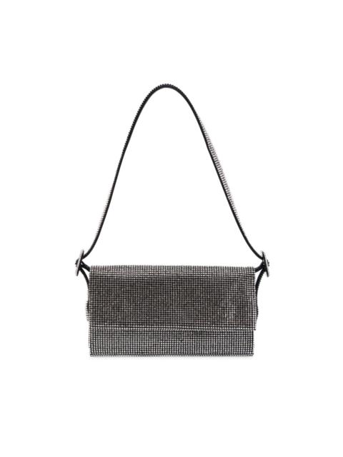 BENEDETTA BRUZZICHES crystal-embellished foldover shoulder bag