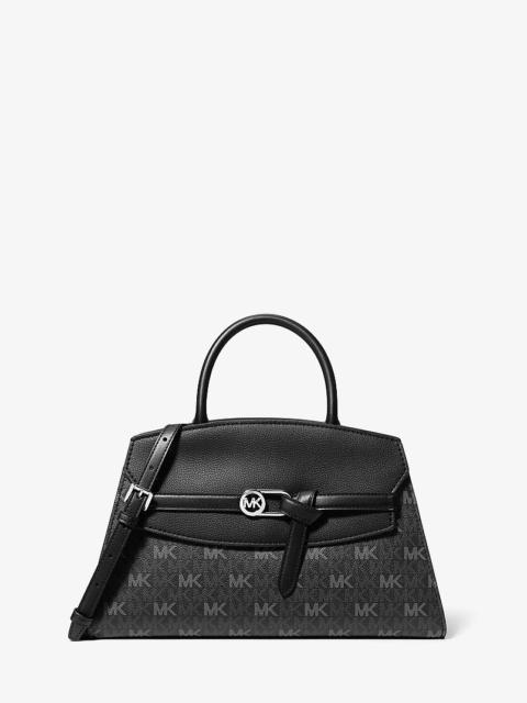 MICHAEL KORS Greta Medium Signature Logo Satchel