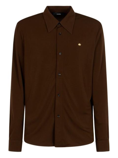 AMIRI logo-plaque shirt