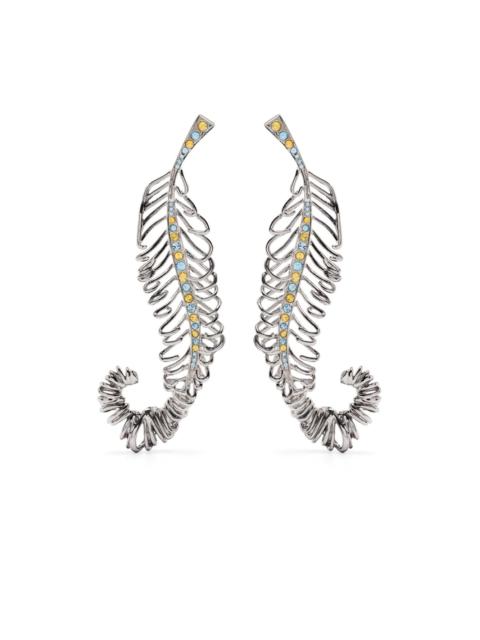 Marni Curved Feather earrings