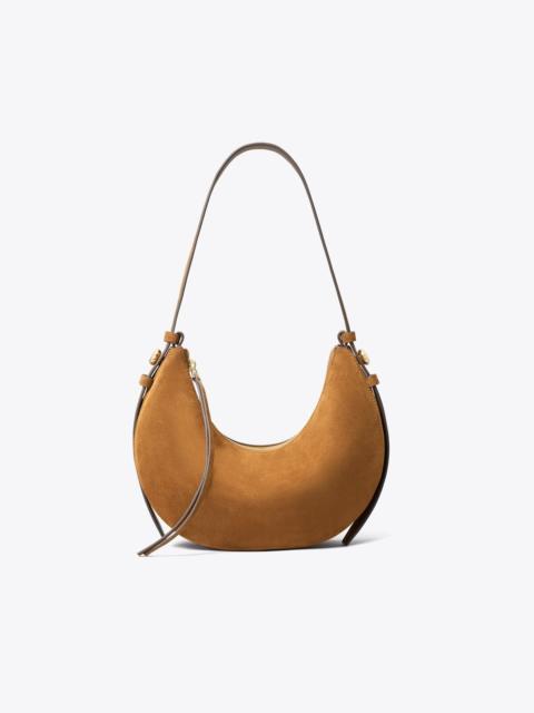TORY BURCH Romy Suede Half Moon Bag